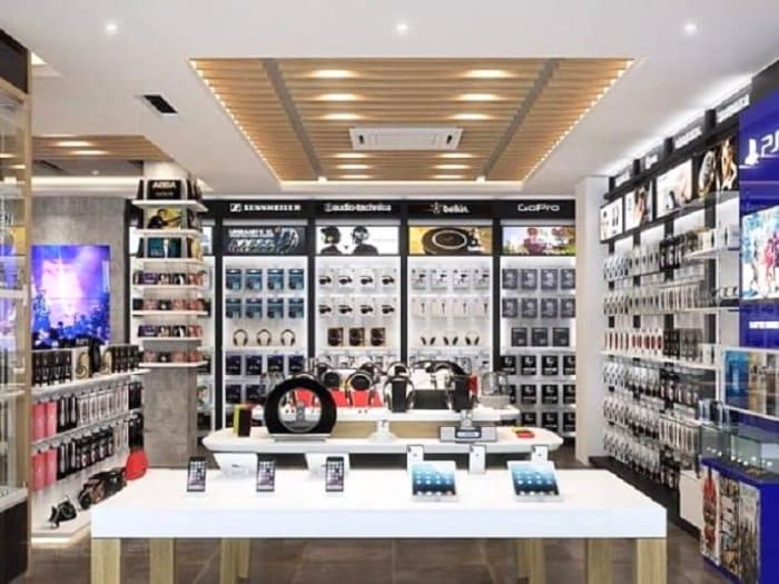 Mẫu thiết kế cửa hàng kinh doanh phụ kiện điện thoại 21