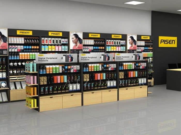 Mẫu thiết kế cửa hàng kinh doanh phụ kiện điện thoại 19