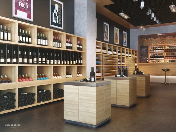 Quy trình thiết kế cửa hàng bán rượu chuẩn 5 bước đơn giản