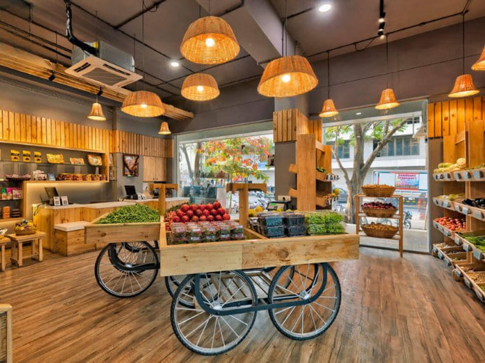 Mẫu thiết kế cửa hàng bán trái cây 10