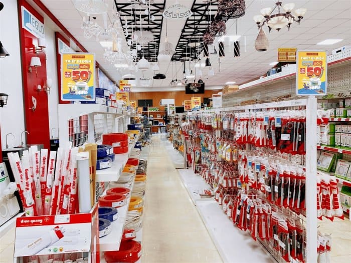 Mẫu thiết kế cửa hàng kinh doanh vật liệu xây dựng 01