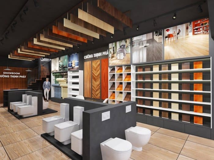Mẫu thiết kế showroom vật liệu xây dựng 04