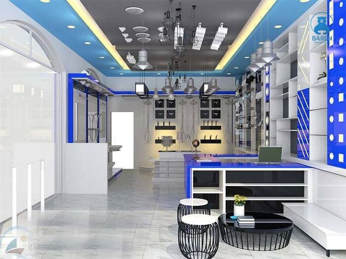 Thiết kế cửa hàng theo không gian mở