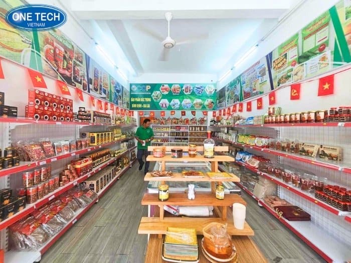 Đơn vị cung cấp kệ trưng bày hàng OCOP uy tín