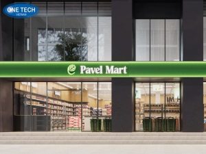 Thông tin dự án kệ siêu thị không gian 400m2 tại Pavel Mart