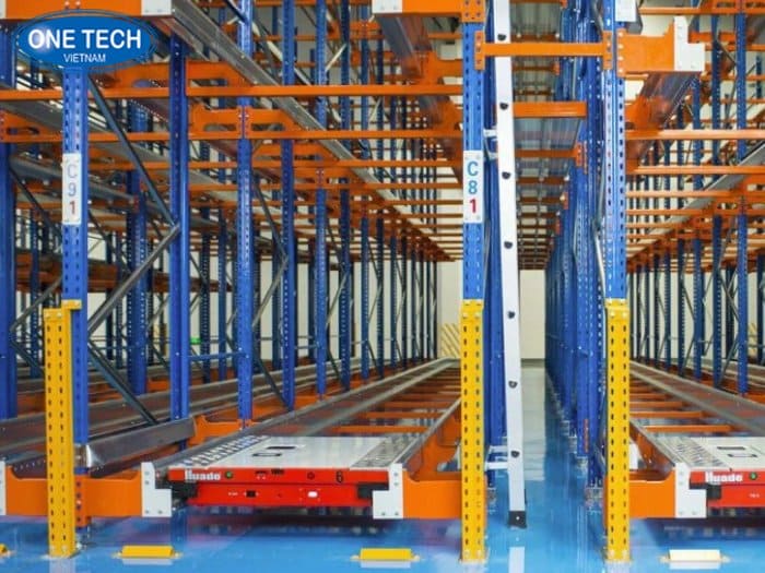 Kệ Radio Shuttle ứng dụng Robot thông minh