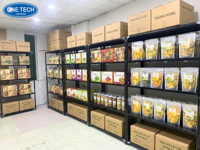 Kệ chân chữ V giá rẻ tối ưu lưu trữ kết hợp trưng bày