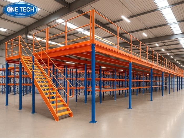 Kệ sàn Mezzanine - Tiết kiệm chi phí kho bãi