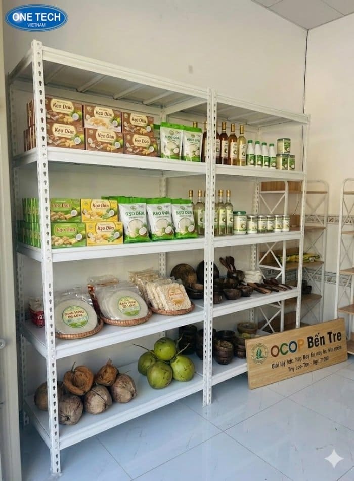 Kệ sắt V cài sức tải lớn