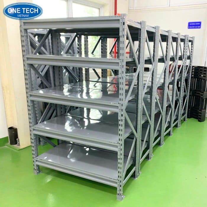 Kệ trung tải màu xám 2m