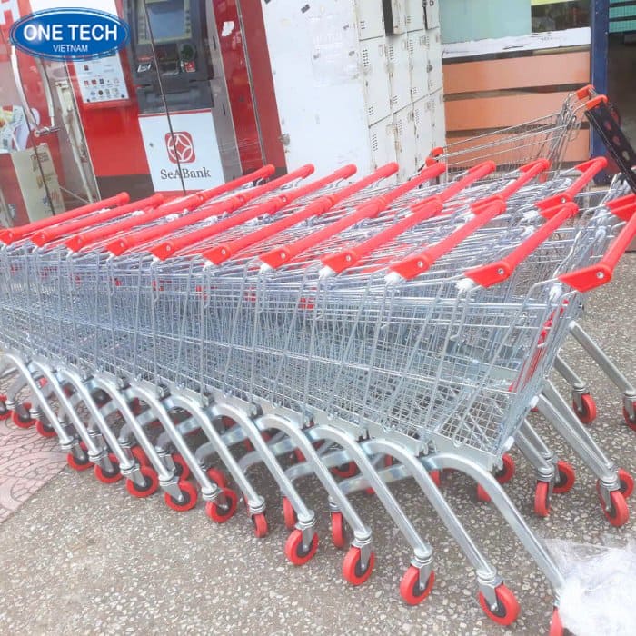 Kích cỡ phổ biến của xe đẩy siêu thị