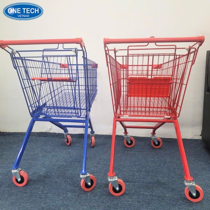 Xe đẩy siêu thị có đa dạng màu sắc
