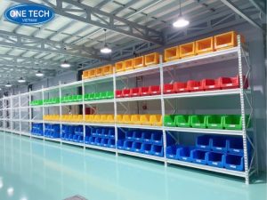 One Tech Group - Cung cấp kệ kho trung tải để thùng nhựa