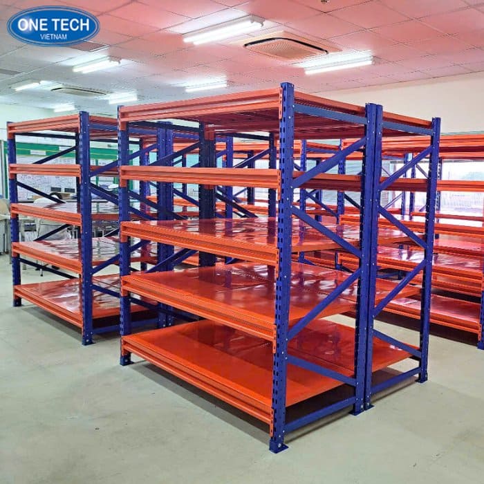 Kệ trung tải màu xanh cam - Ảnh 2