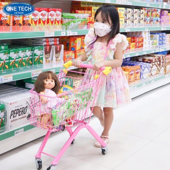 Phân loại xe đẩy siêu thị theo kích cỡ