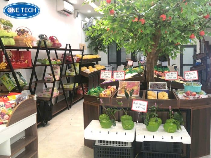 Tiêu chứ lựa chọn kệ để hàng nông sản