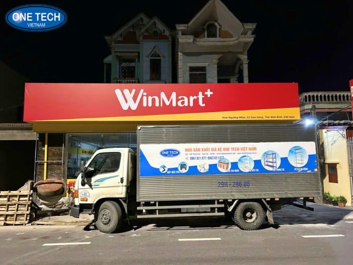 Đơn vị cung cấp kệ cho siêu thị Winmart