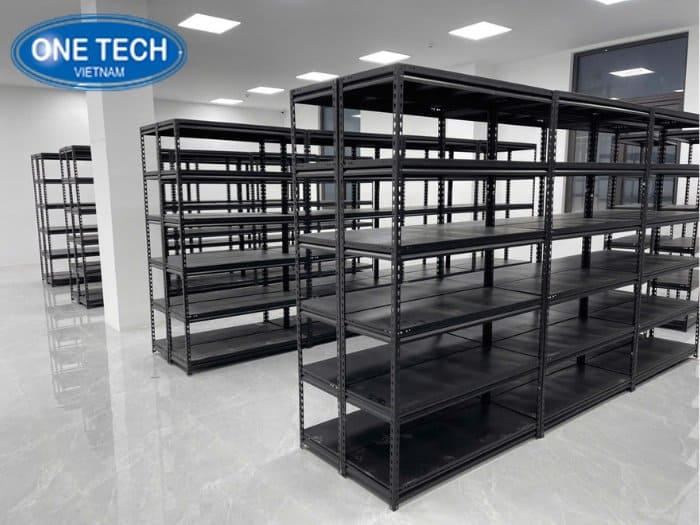 Mẫu giá kệ sắt lắp ráp thông minh không ốc vít