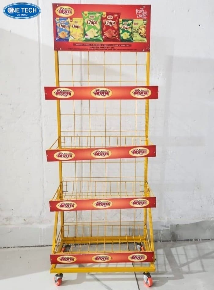 Kệ posm có bánh xe tiện lợi