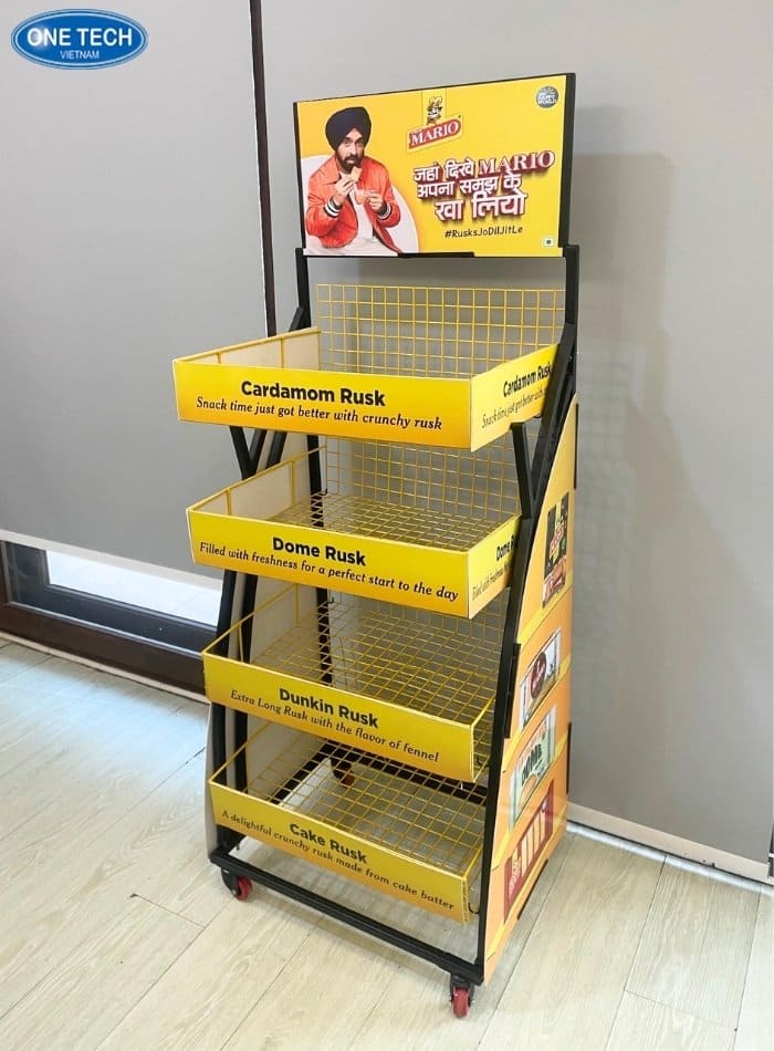 Kệ posm để đồ ăn vặt