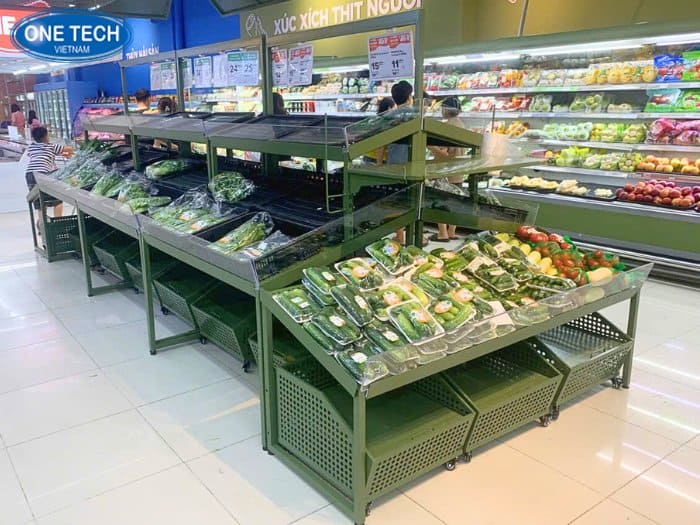 Kệ sắt trưng bày nông sản tối ưu nhất