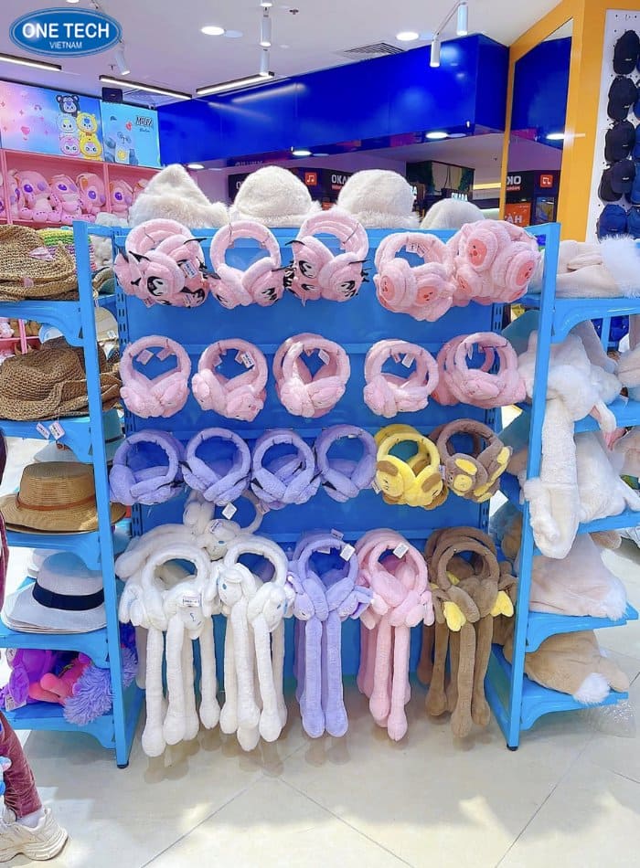 Kệ treo phụ kiện màu xanh bắt mắt