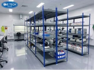 Kệ V cài cho phòng thí nghiệm