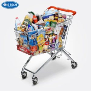 Kích cỡ xe đẩy siêu thị ở Thanh Hóa từ 60 - 150 lít