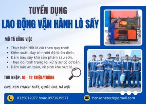 One Tech Group tuyển dụng đốt lò củi