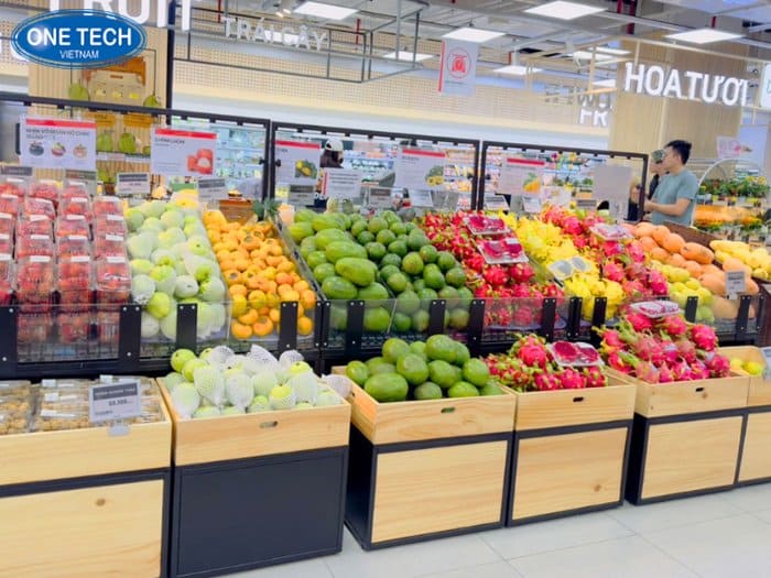 Ụ gỗ trưng bày nông sản