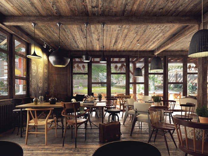 Phong cách mộc mạc tạo không gian cafe ấm cúng, yên tĩnh