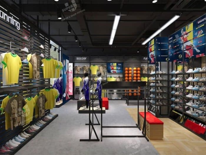 Mẫu thiết kế cửa hàng thể thao nhỏ 09