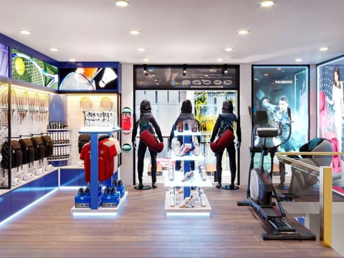 Mẫu thiết kế cửa hàng bán đồ thể thao 19