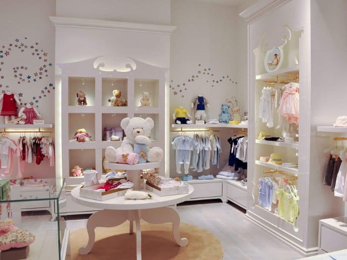 30 mẫu thiết kế cửa hàng quần áo trẻ em chuyên nghiệp