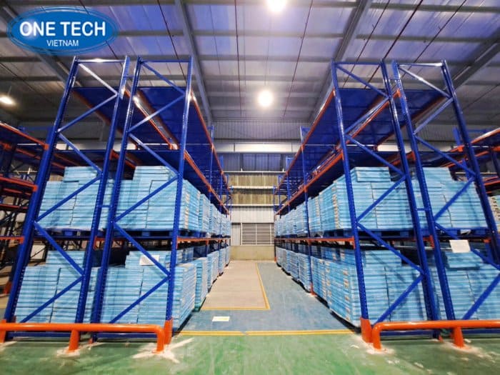 Kệ Double Deep sắt hộp lưu trữ hàng nặng 01