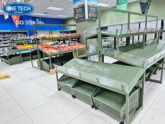 Kệ để rau củ quả hàng tươi sống 01