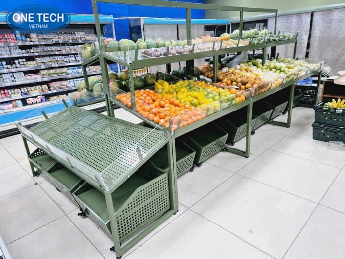 Kệ để rau củ quả hàng tươi sống 03