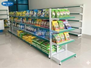 Kệ trưng bày chuyên dụng để phân bón