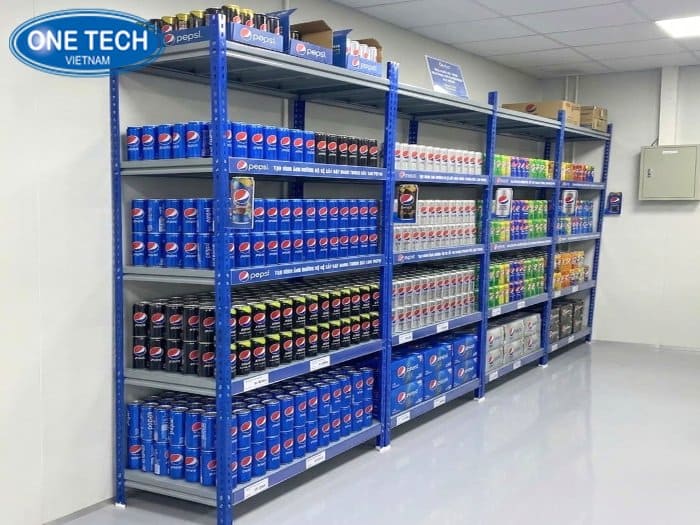 Mẫu kệ sắt V cài tải trọng lên đến 150kg/tầng