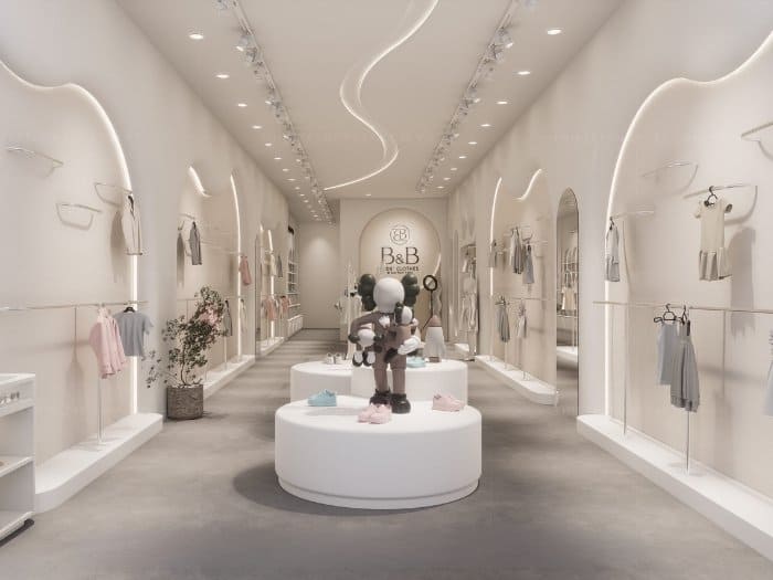 Mẫu thiết kế sang trọng với những đường cong mềm mại