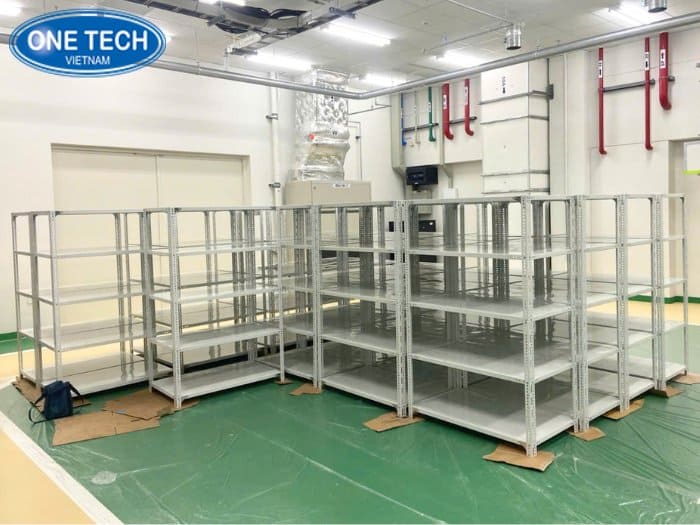 One Tech Group - Sản xuất các dòng kệ sắt 5 tầng bền, rẻ