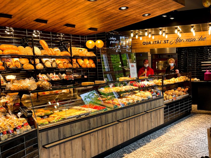 Mẫu thiết kế cửa hàng bán bánh mì 06