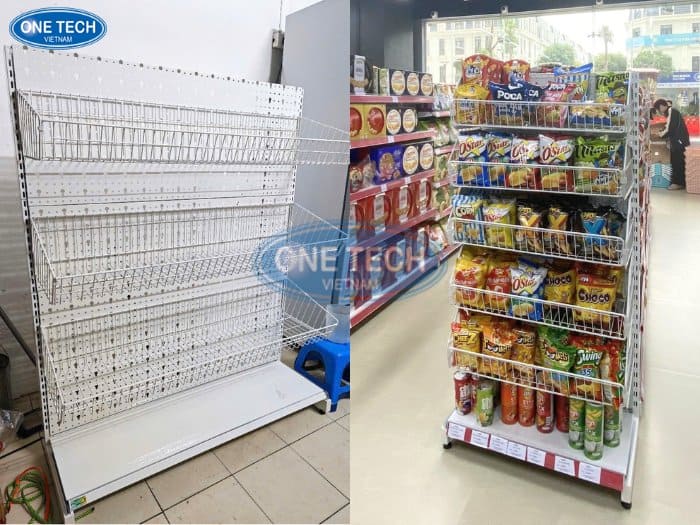 Kệ giỏ mì chuyên dụng
