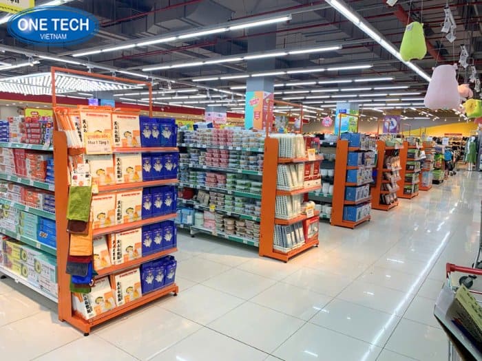 Kệ trưng bày cho khu tiêu dùng cơ bản 02