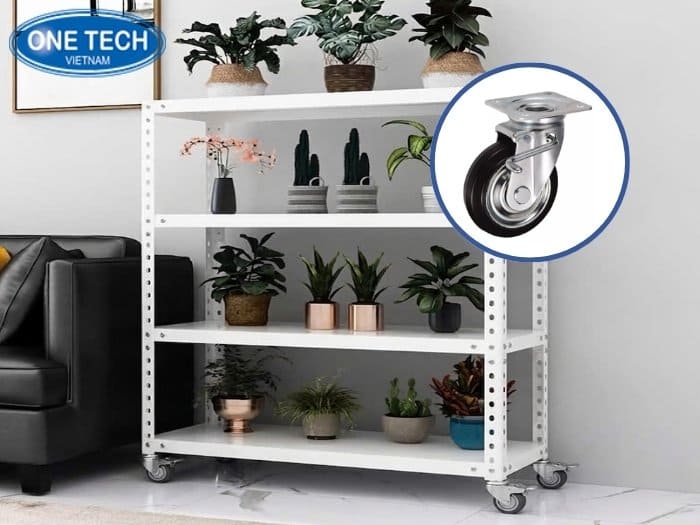 Kệ có bánh xe để hàng mang lại nhiều lợi ích