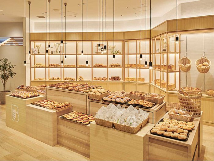 Mẫu thiết kế cửa hàng bán bánh mì 02