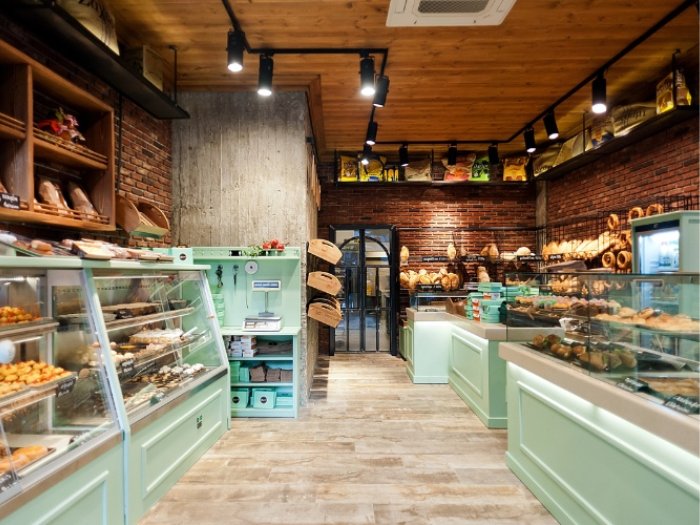 Mẫu thiết kế cửa hàng bán bánh mì 04