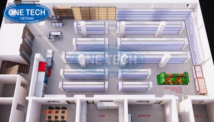 Mẫu thiết kế siêu thị mini cơ bản dễ ứng dụng 02