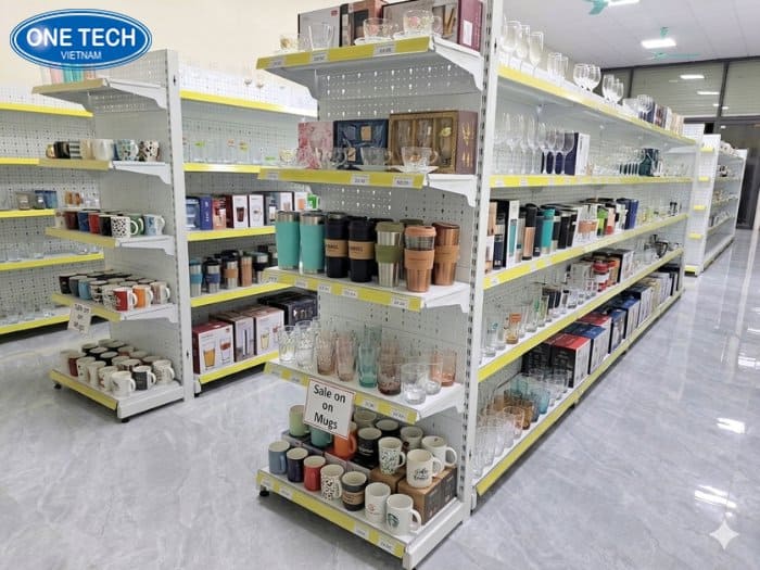 7 mẫu kệ để ly cốc cho mọi cửa hàng