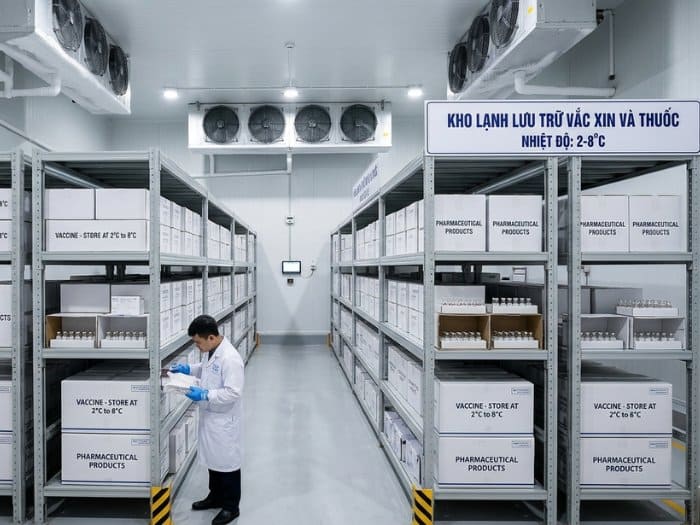 Các bước thiết kế kho lạnh và tiêu chuẩn cần biết